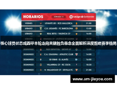 核心球员状态成西甲本轮走向关键胜负悬念全面解析深度前瞻赛季格局